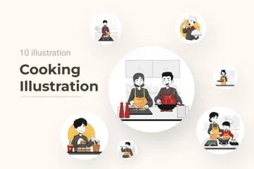 Cuisson Pack d'Illustrations