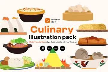 Culinario Paquete de Ilustraciones