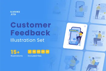 Customer Feedback Illustration Pack