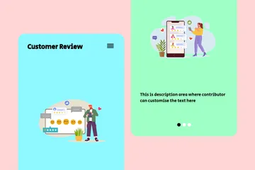 Customer Review Illustration Pack