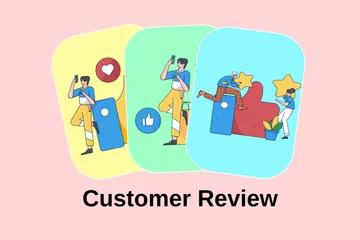 Customer Review Illustration Pack