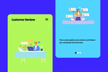 Customer Review Illustration Pack