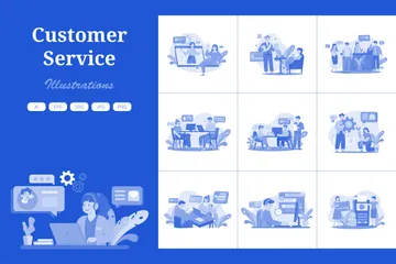 Customer Service Illustration Pack