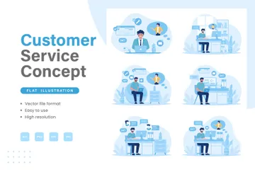 Customer Service Illustration Pack