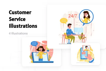 Customer Service Illustration Pack