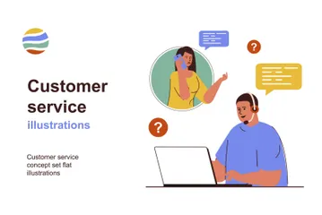 Customer Service Illustration Pack