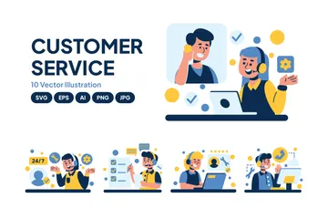 Customer Service Illustration Pack