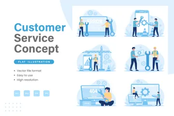 Customer Service Illustration Pack