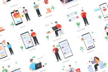 Customer Services Illustration Pack