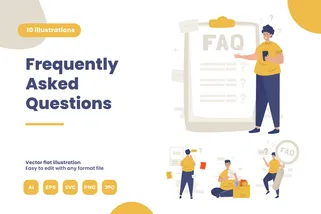 Frequently Asked Questions Illustrations