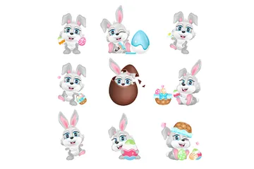 Cute Easter Illustration Pack