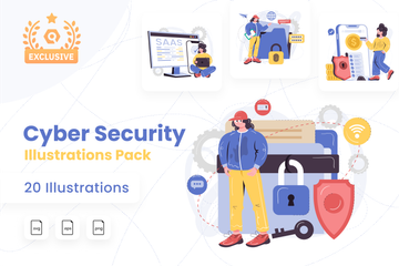Cyber Security Illustration Pack