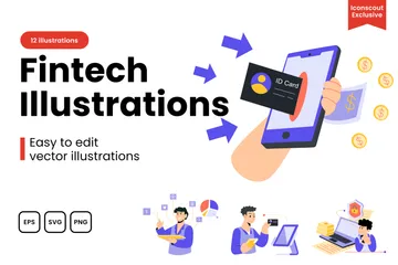 Fintech Illustration Pack