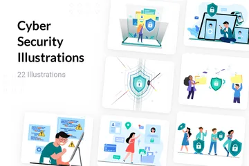 Cyber Security Illustration Pack