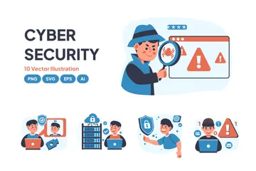 Cyber Security Illustration Pack