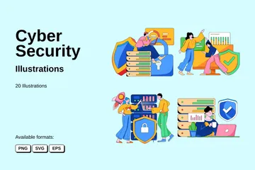 Cyber Security Illustration Pack