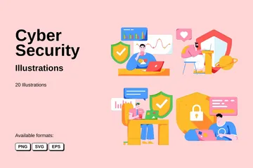 Cyber Security Illustration Pack