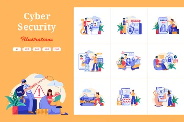 Cyber Security Illustration Pack