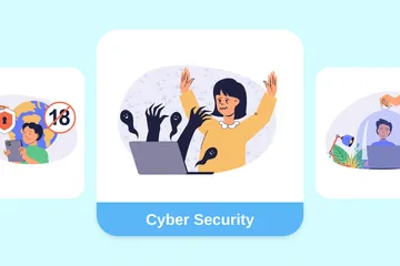 Cyber Security Illustration Pack