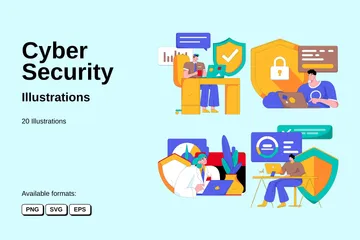 Cyber Security Illustration Pack