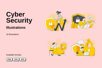 Cyber Security Illustration Pack