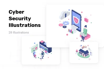 Cyber Security Illustration Pack