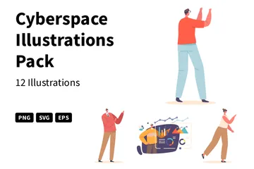 Cyberespace Illustration Pack