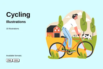 Cycling Illustration Pack