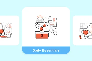 Daily Essentials Illustration Pack