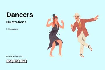 Dancers Illustration Pack