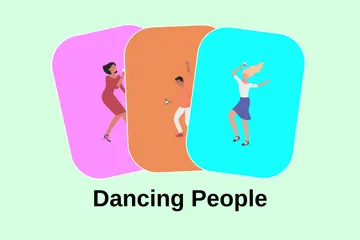 Dancing People Illustration Pack