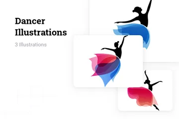 Danseur Pack d'Illustrations