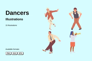 Danseurs Pack d'Illustrations