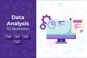 Data Analysis Illustration Pack