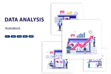 Data Analysis Illustration Pack