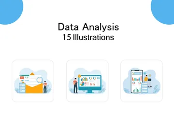 Data Analysis Illustration Pack