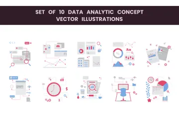 Data Analytic Illustration Pack