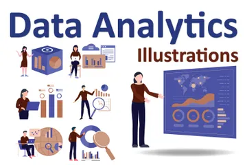 Data Analytics Illustration Pack