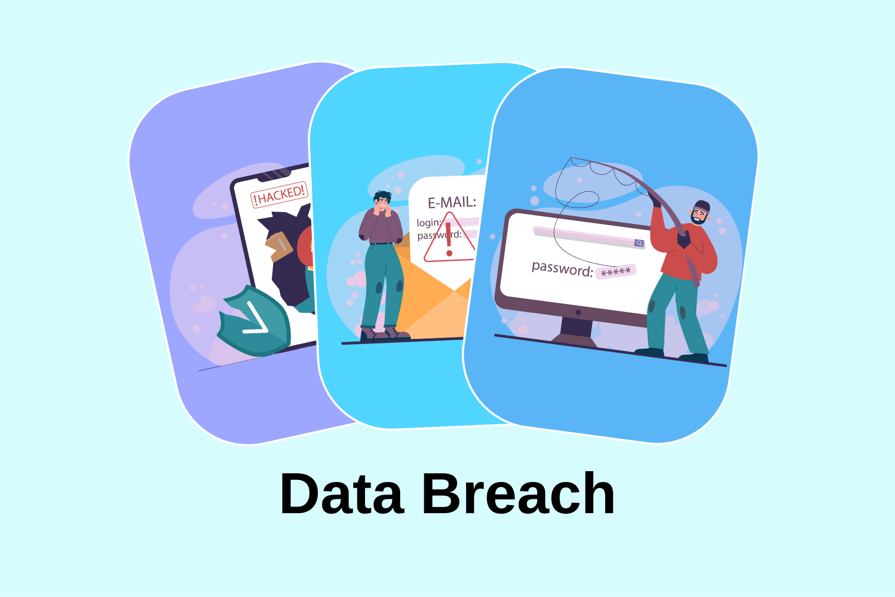 Data Breach Illustration Pack - 8 Free Download Crime & Security ...