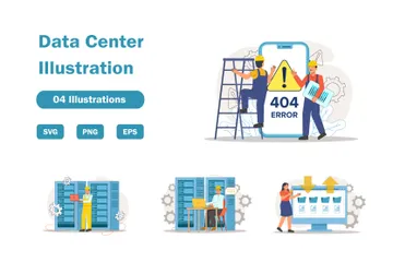 Data Center Illustration Pack