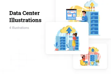 Data Center Illustration Pack