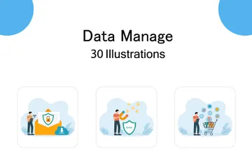 Data Management Illustration Pack