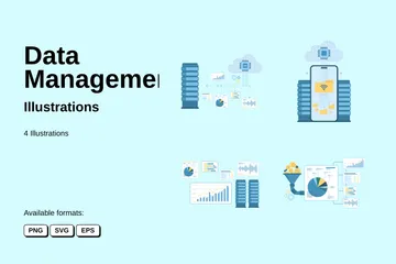 Data Management Illustration Pack