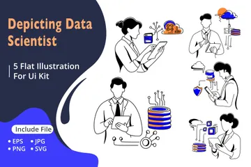 Data Scientist Illustration Pack