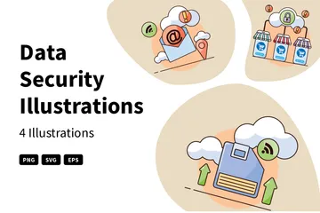 Data Security Illustration Pack