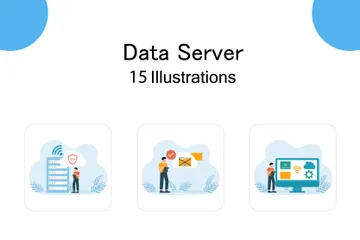 Data Server Illustration Pack