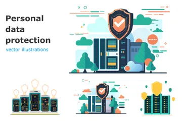 Database Protection Illustration Pack