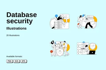 Database Security Illustration Pack