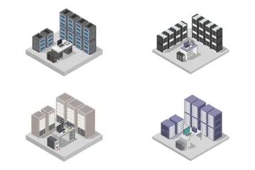 Database Servers Illustration Pack