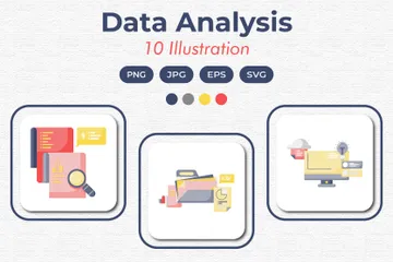 Datenanalyse Illustrationspack